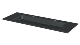 Einbau-Waschtisch BetteAqua A072 140x49,5cm, HLW2, schwarz