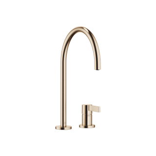 Dornbracht Zweigriff-Armatur Tara Ultra m Ros, A 241mm, f Spült., champ. geb.