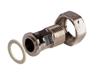 Meibes Tüllenverschraubung DN 15, G 3/4, 1/2, Baulänge 39,5mm