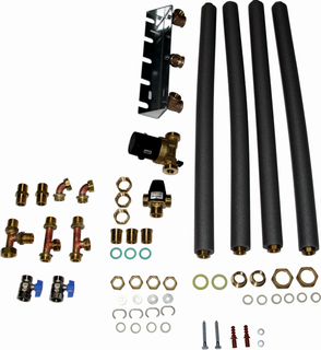 Wolf Anschluss-Set W-/KW, m Zi-Pu., An li, re, hi. am CSZ-2