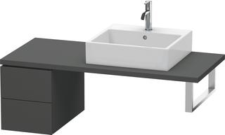 Duravit Unterschrank L-Cube 32x54,7cm, graph ma, f Kons, 2 Schub.