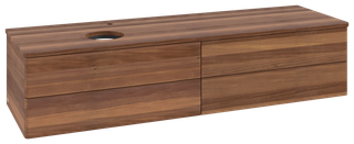 V&B WTU o. F-Struktur -Beleuchtung Antao 160x50cm, HL, WBP-farbe w. wal, w. wal