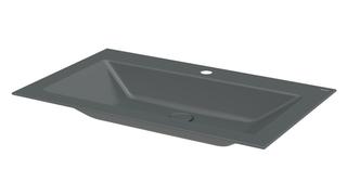 Einbau-Waschtisch BetteLoft A230 80x49,5cm, HLW1, smoke
