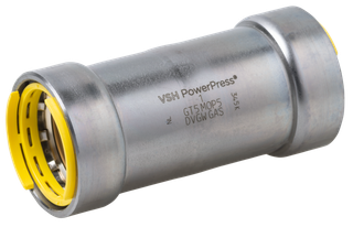 AIPS Schiebemuffe VSH PowerPress C9403G 1", Stahl, HNBR O-Ring, DW-Kontur