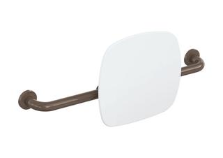 HEWI Rückenstütze 801 Wandabst. 150mm, Lehne signalweiß, umbra