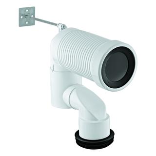 GROHE WC-Ablaufbogen Bau Keramik 20-25cm, vertikal, Länge einstellbar