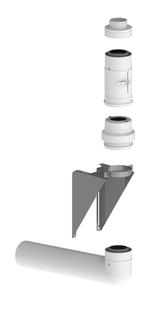 Remeha Grundbausatz RUA2/2 PPS, konzentrisch, DN 80/125