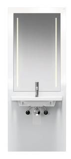 HEWI Waschtisch-Modul S 50 mit WT 950.11.161 u LED-Lichtsp., weiß