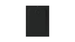 Duschwanne BetteUltra 1650 100x75x2,5cm, Wannenträger, ebony
