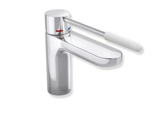 HEWI Waschtisch-Einhebelmischer AQ 800 K vc, G w, A 159mm, vl. Heb., antimikrobi.