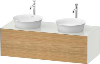 Duravit WT-Unterschrank White Tulip 130x55cm, 1 AZ, E Nat w m, k Ein/m Be