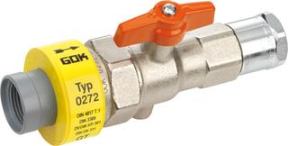 Hauptabsperreinr. 0272 TAE GS15-2,5K IG G1/2 x Rp1/2 3kg/h