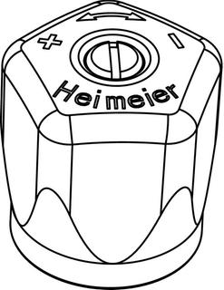 Heimeier Handradkappe Mikrotherm f DN 10-32 (3/8-1 1/4"), Baur ab 1988, w
