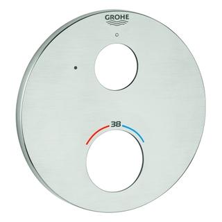 GROHE Rosette 49073 rund für Thermostat-FMS supersteel