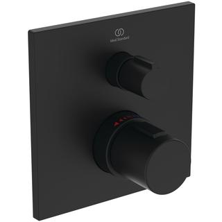 IS Fertigmontageset C100 Ceratherm für UP-Einzelthermostat, silk black