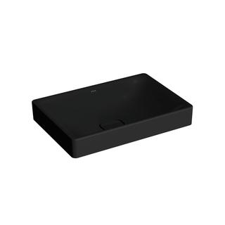 VitrA Aufsatzschale New Metropole 60x40x17cm, recht., o. ÜL.Schl., sw matt