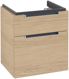 V&B Waschtisch-Unterschrank Subway 2.0 53,7x59x42,3cm, Gr. silb. ma, nordic oak