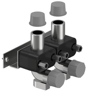 Uponor Combi Port Gen Strgentlüftungsset f. UP-Gehäuse 750-810