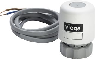Viega Stellantrieb Fonterra 1249 230 V, f HK-Vert. DN 25, reinw.=RAL 9010