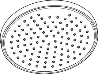 hansgrohe Kopfbrause Axor Decken- oder Wandmontage, 220 mm, 1jet
