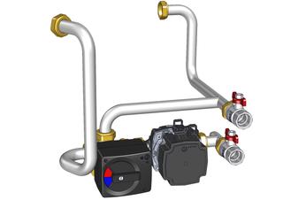 A Zweiter Heizkreis fuer PU 7 bis 15 kW steckerfertig zum Einbau PU wie 12210-01