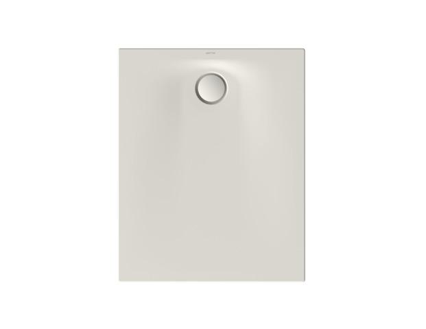 Artikelbild 1 des Artikels „Duschwanne BetteUltra Space 4014 100x80x1,5cm, Gl, Mini-WT, flax Glasur, Mini-Wannenträger | flax“