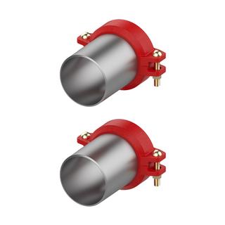 Flamco Verbindungsschelle BigFixLock S DN 50/50, Rohr Außen-d= 60,3/60,3mm
