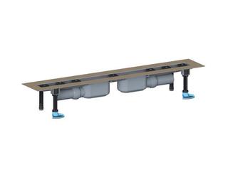 Dallmer Duschrinne CeraLine Plan F Duo 800, L1 800/L2 900/L3 200mm, DN 50