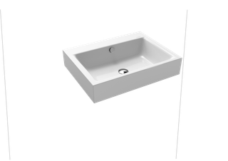 Kaldewei Wand-Waschtisch PURO 3164 60x46cm, 3 Hahnl., sw, P-E, alp-we matt