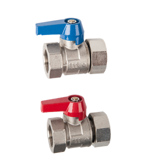 Watts Kugelhahnset KH-SET HKV 1" UMx1" IG, vernickelt