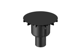 Bette Ab-/Überlaufgarnitur BetteAir ebony, für Duschfliese
