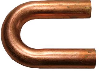 USH Endbogen 180Grad /15mm, Kupfer