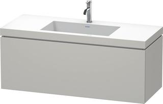 DU C-Bonded Set wandh. L-Cube LC6919 Betongrau 480x1200x500mm
