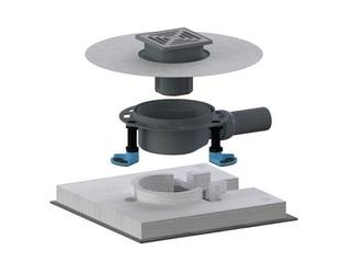 Bodenablauf-Set DallDrain Select, DN 50, 120 x 120 mm