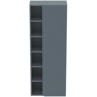 IS Hochschrank Finesse 60x30x160cm, 1 T, Anschl re, bl matt