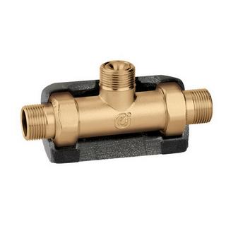 Caleffi Bypass T-Stück 6459 1", mit Isolierung, ohne Düse
