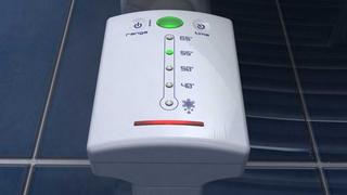 HS Elektro-Heizpatrone 900 Watt, mit Thermostat und Timer, weiß