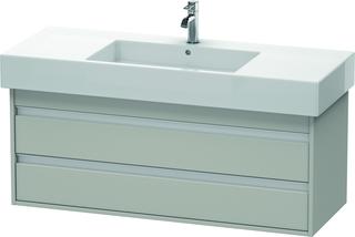 Duravit Waschtisch-Unterschrank Ketho 120x45,5cm, betongr ma, 2 Schubk., wandh