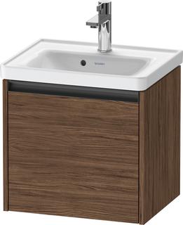 Duravit Waschtisch-Unterschrank Ketho.2 48,4x37,5x44cm, 1 A, wandh, Nussb dkl.