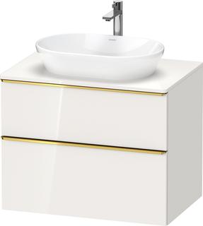 Duravit Waschtisch-Unterschrank D-Neo 80x55cm, g pol/w g, 2 SBK, 1 A, 1 Pl