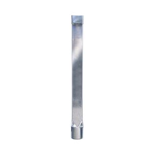 LORO N Regenstandrohr DN 80, o Rein-Öffn., 1000mm, quadr., St.