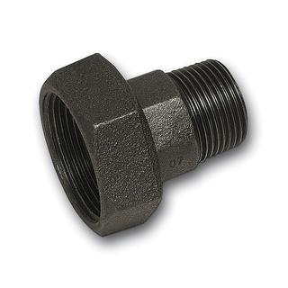 Sanha Pumpenanschlussverschraubung 925SW 1"x1 1/2", TG schwarz, ohne Dichtung