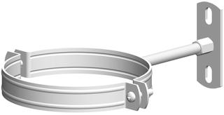 ATEC Befestigungs-Set PolyTop DN 80/125, weiß