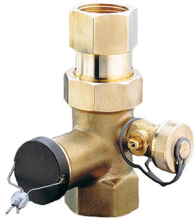 Oventrop Kappenventil Expa-Con DN 20xRp 1, Messing, plombierbar
