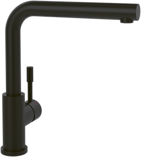 V&B SPT-EHM Steel Shower 11,7 l/min, ausziehbar, matt Black