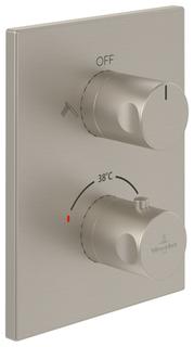 V&B Dreiloch-Waschtischarmatur Dawn o. Ablaufgarnitur, brushed nickel black