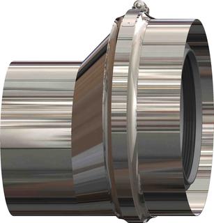 ATEC Erweiterung PolyClassic +Iron/White DN 160/230, D 100/150, exz., PP, ES bl