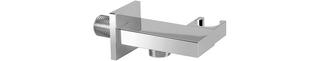 ASW Design-Wandanschlusshalter 1/2"x1/2", RV, 90Gr, fl., MS verchr.