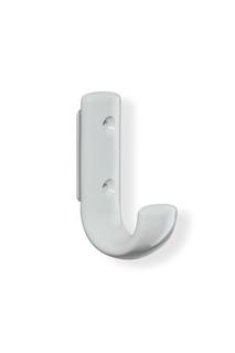 HEWI Garderobenhaken 477 72x22x47mm, m Dist.-St 62mm, stahlblau