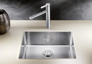 Blanco Becken CLARON 500-U, 54x44mm, ES sgl, o. Abl-Fernbed.